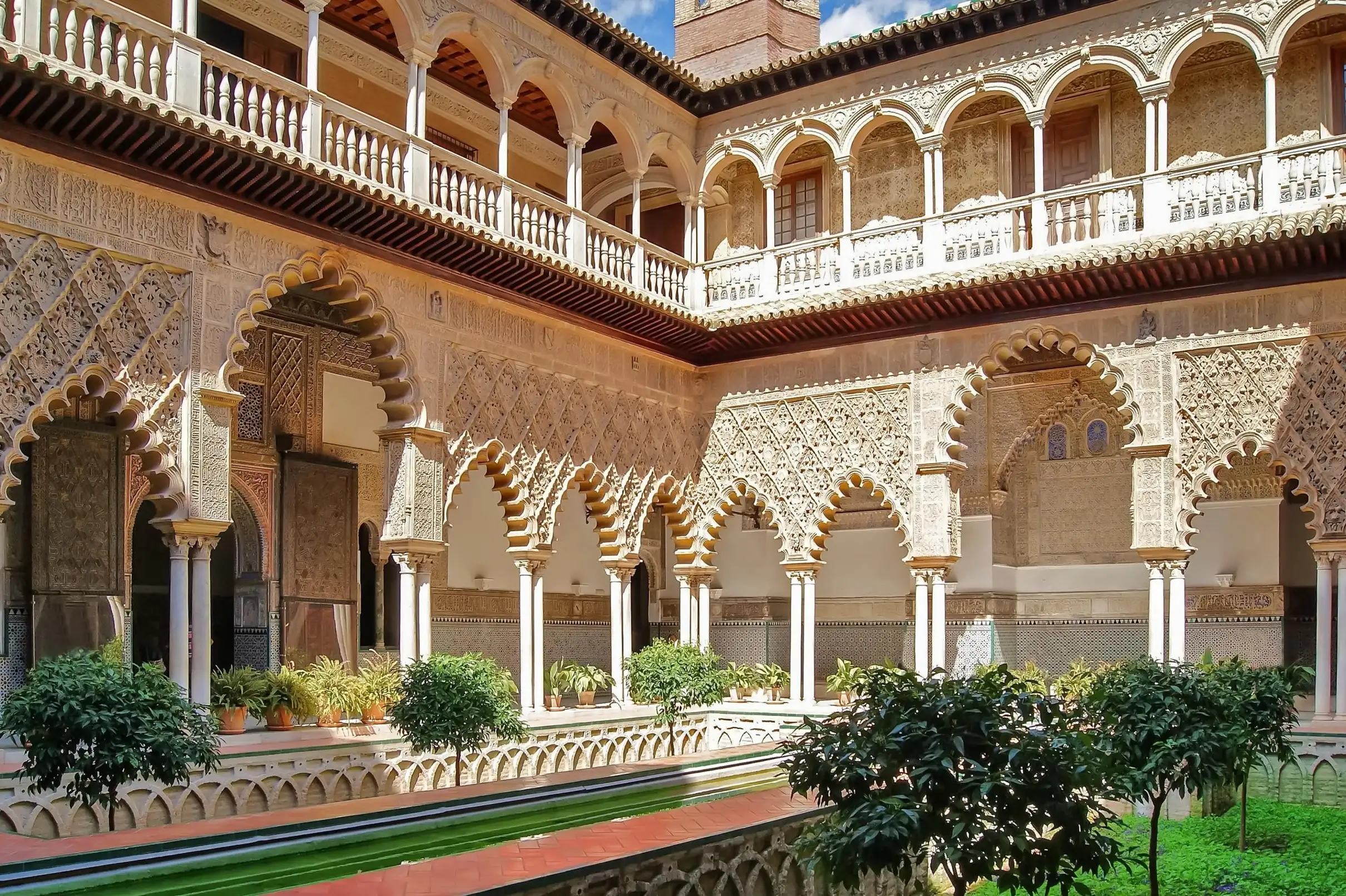 Patio del Real Alcázar de Sevilla