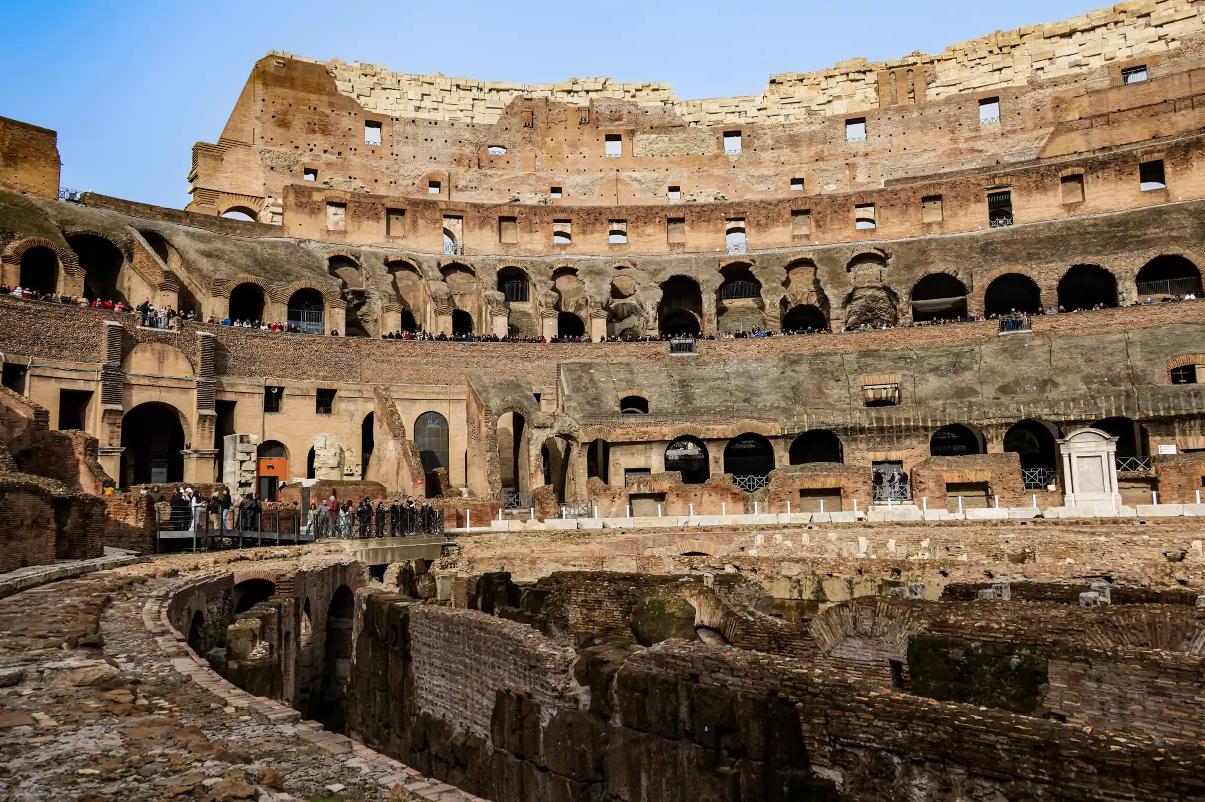 Coliseo Romano desde dentro